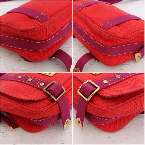 Louis Vuitton | Bags | Louis Vuitton Besace Pm Red Antigua  Louis Vuitton Besace PM Red Antigua Crossbody Purse Messenger Purse A3462